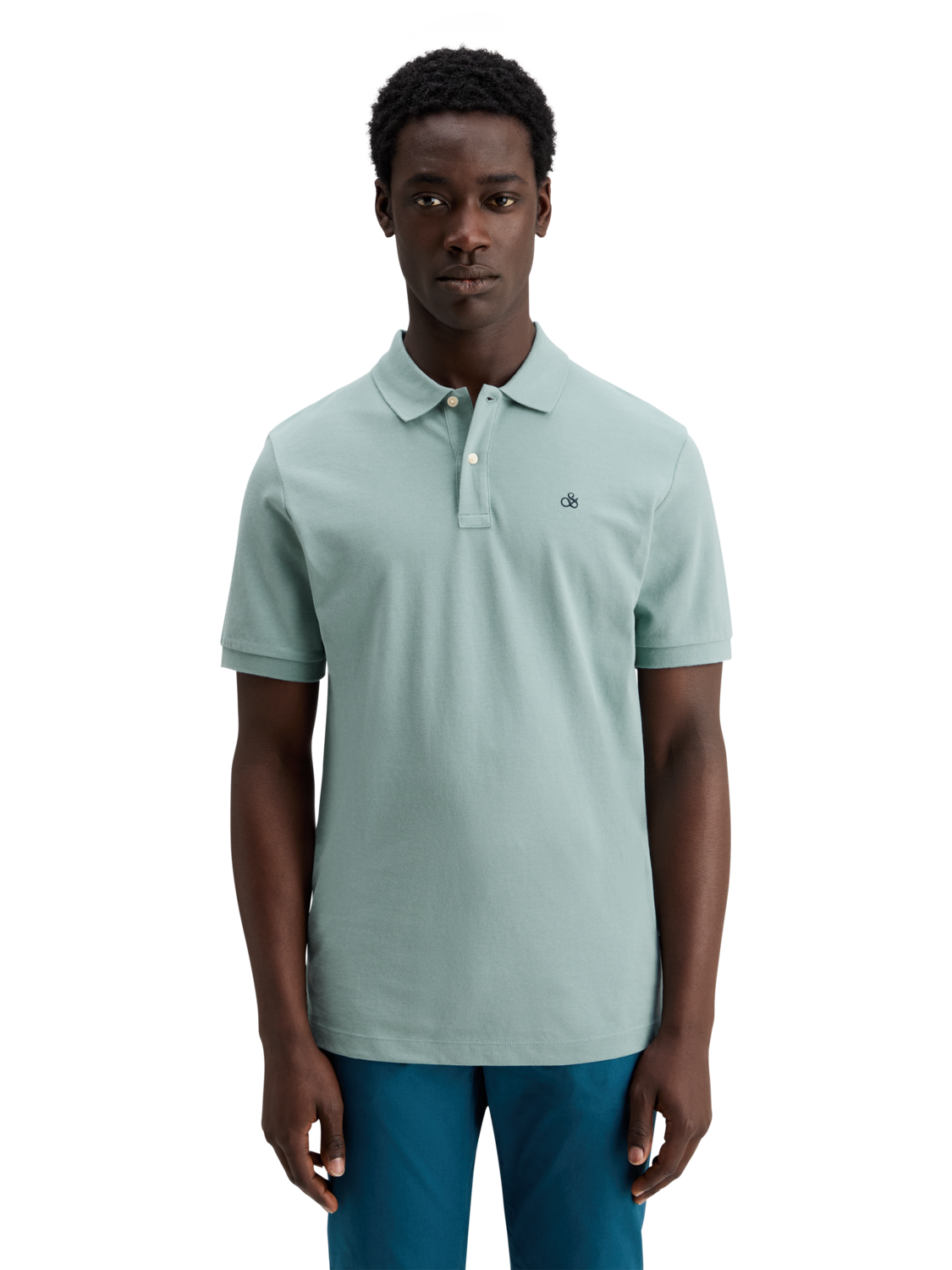 Essential organic cotton pique polo