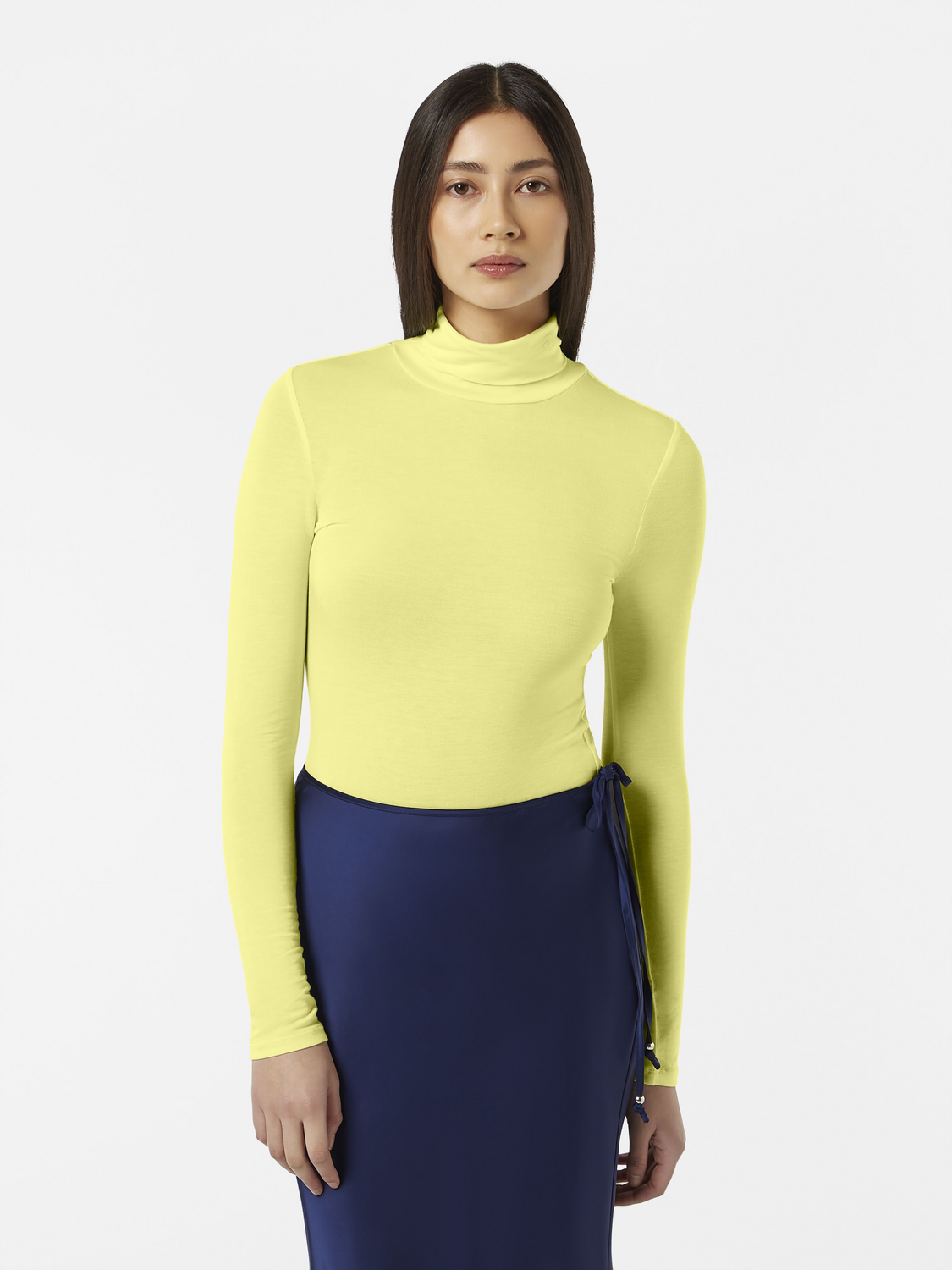 Roll up neck LS t-shirt