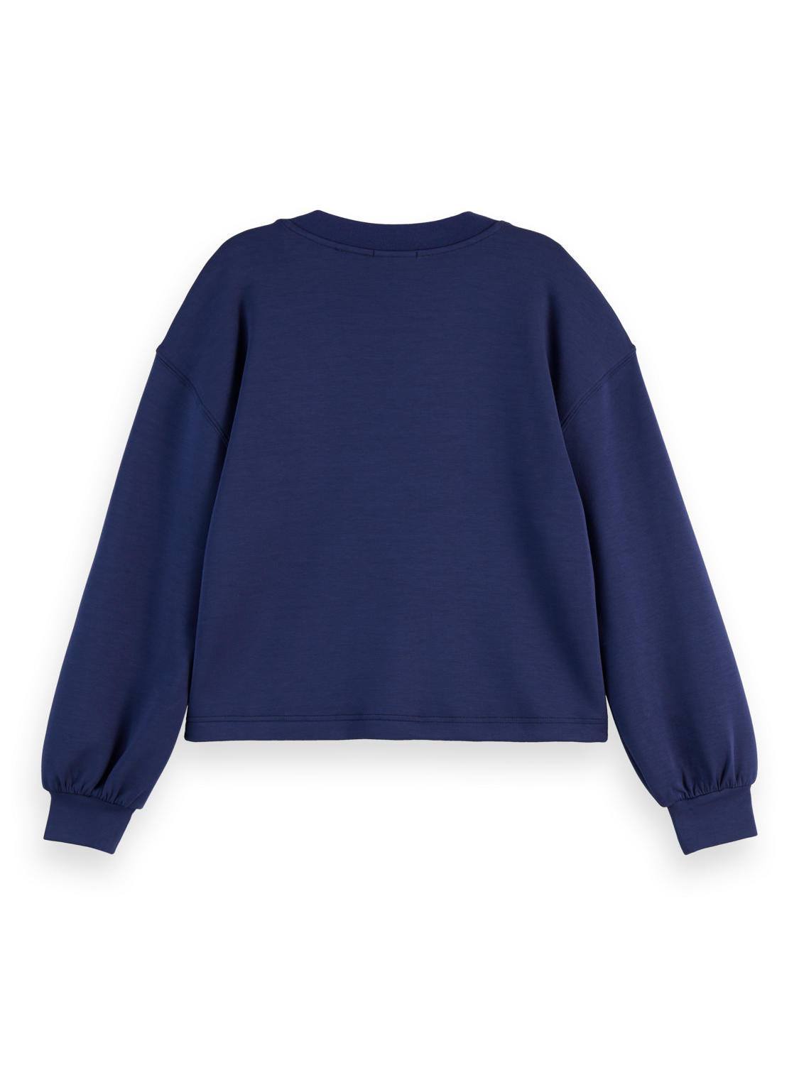 V-neck modal sweatshirt