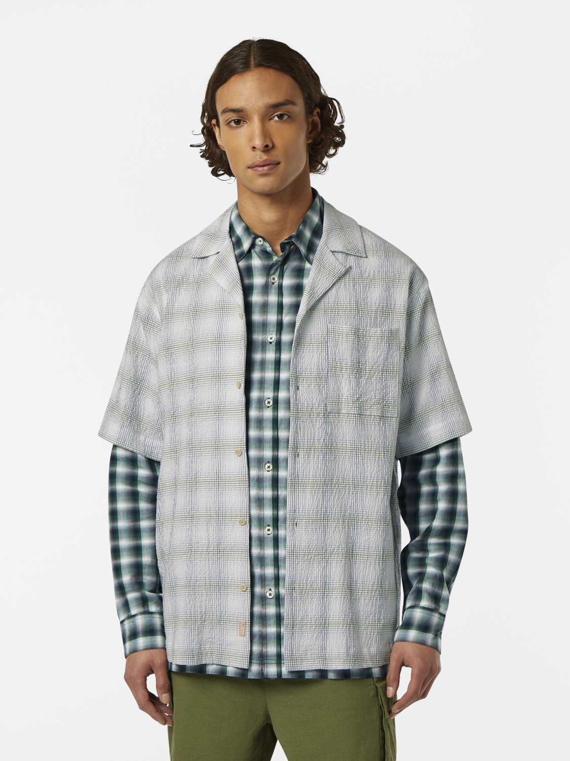 Checked Short Sleeve Shirt