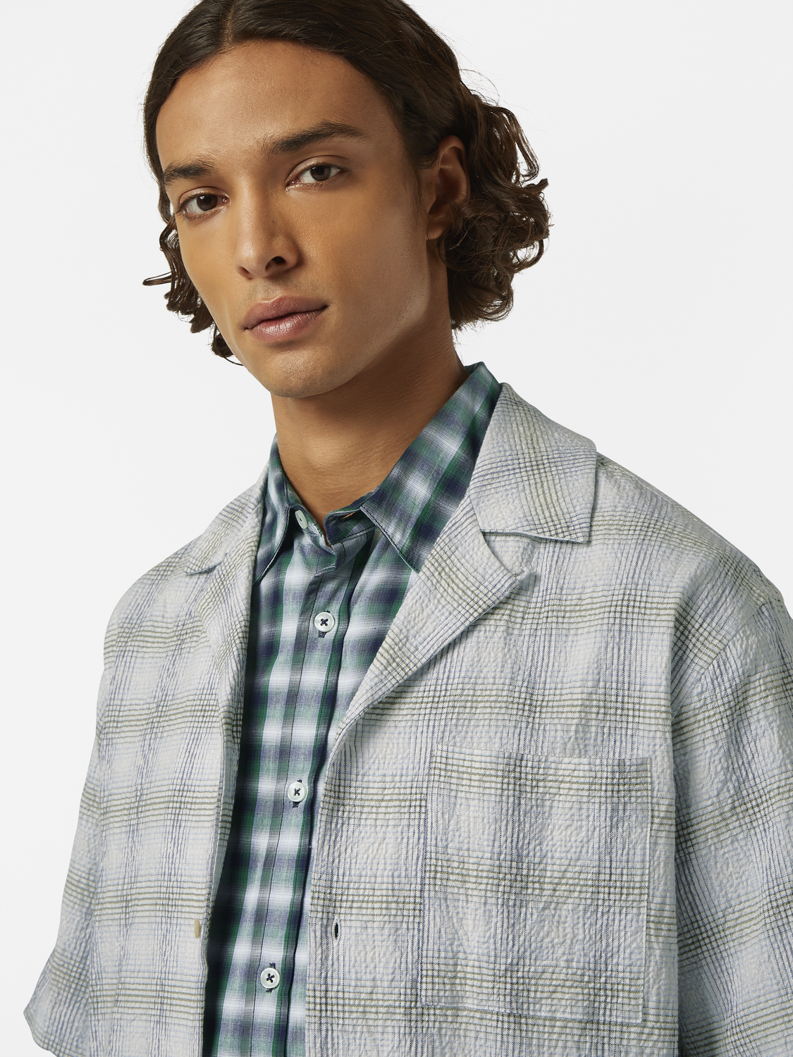 Checked Short Sleeve Shirt