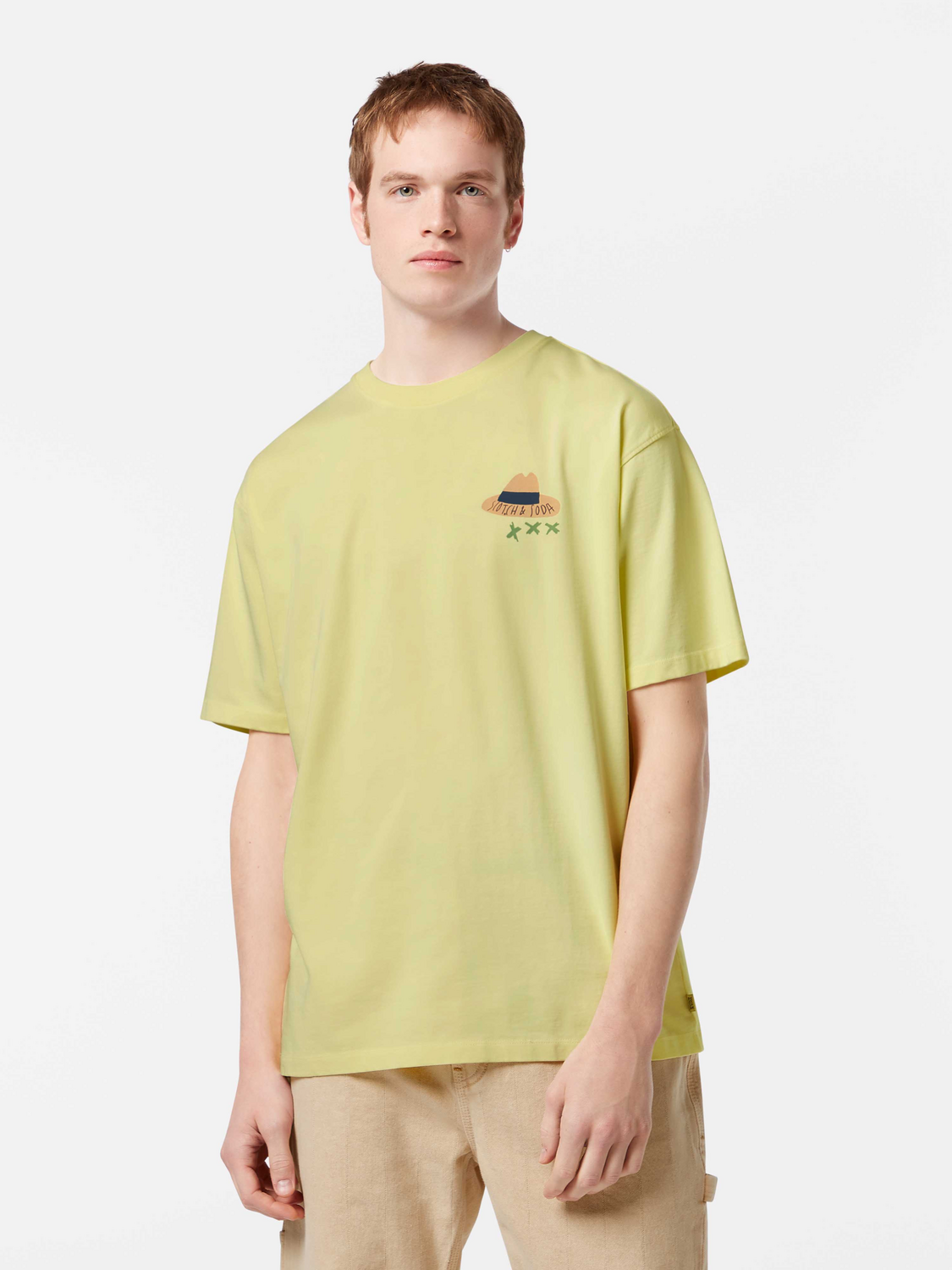 “Scotch & Soda” アートワークスウェットシャツ Yellow Artwork T-Shirt – Scotch & Soda Amsterdam