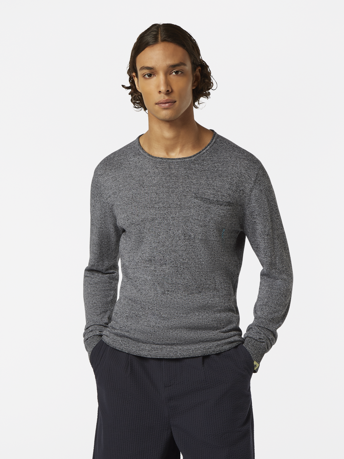 Linen-Blend Jumper