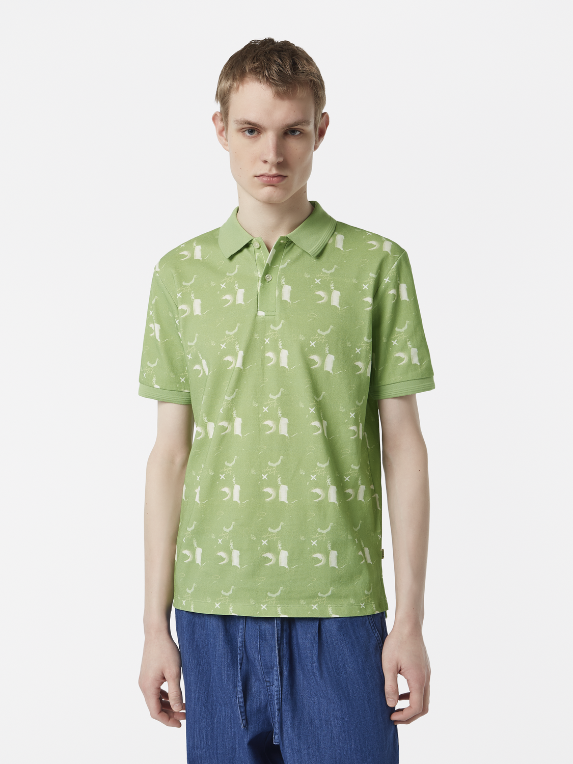 Printed polo