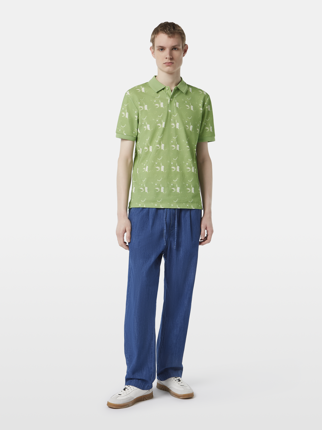 Printed polo