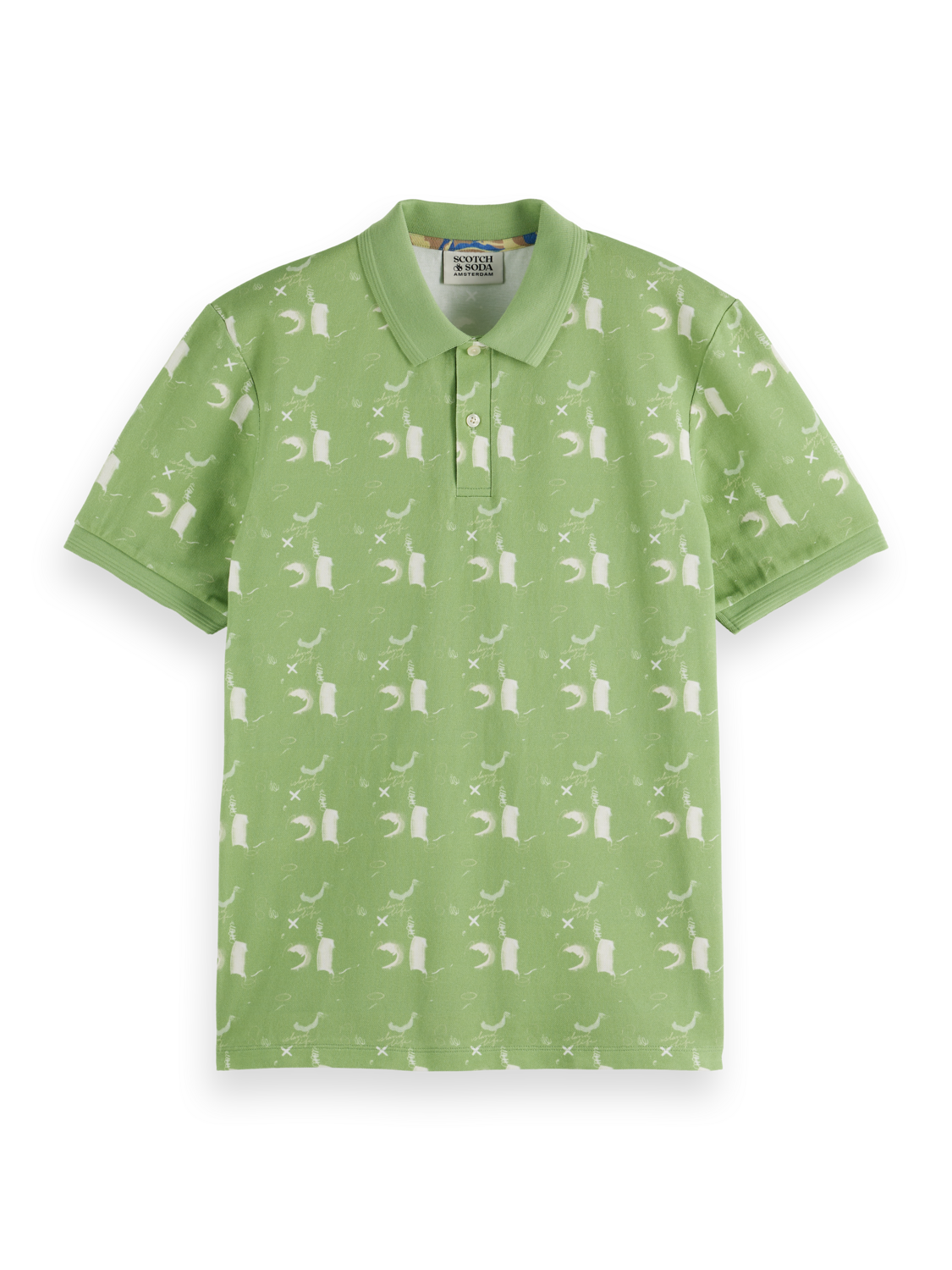 Printed polo