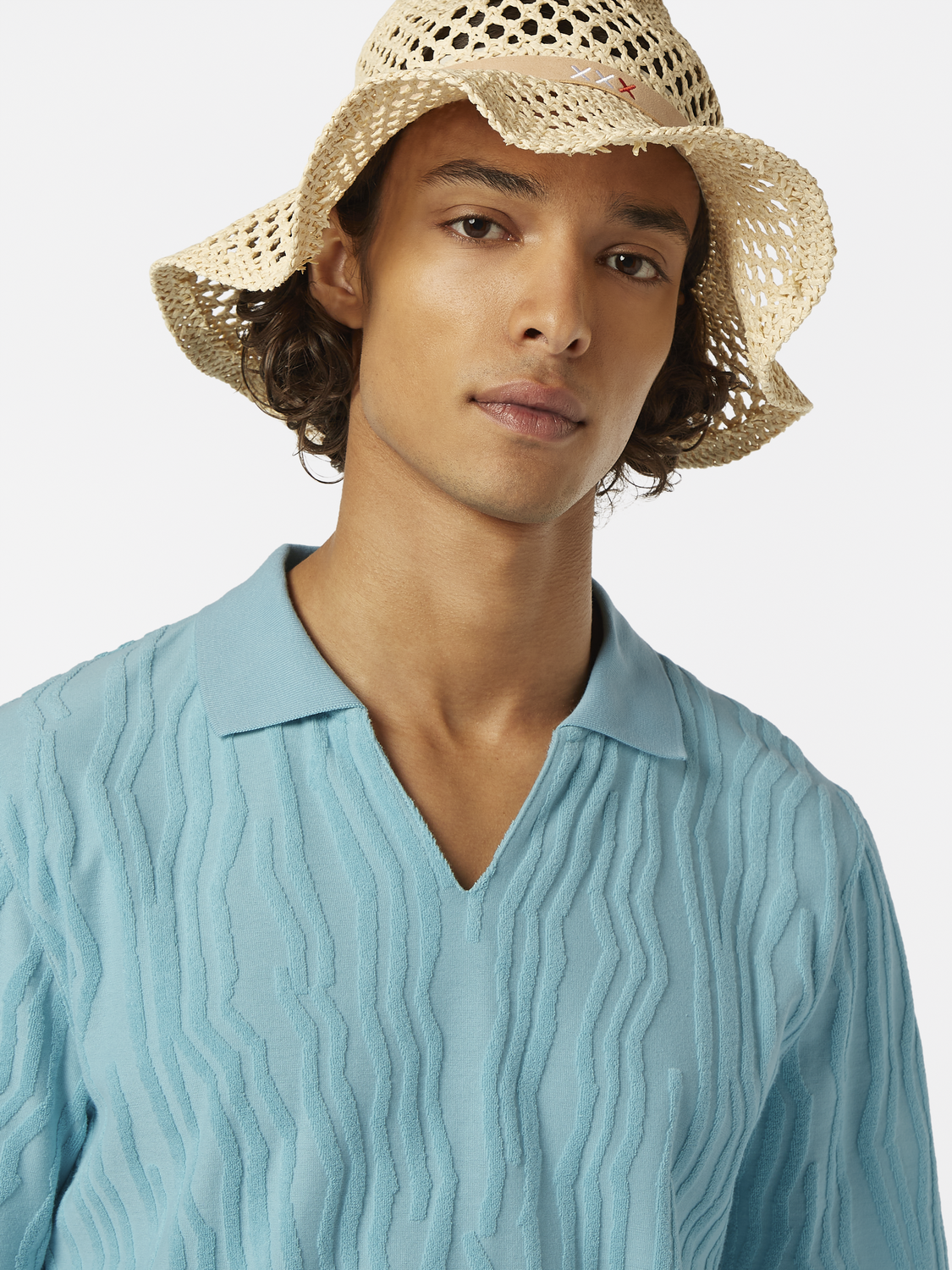 Jacquard Terry Polo