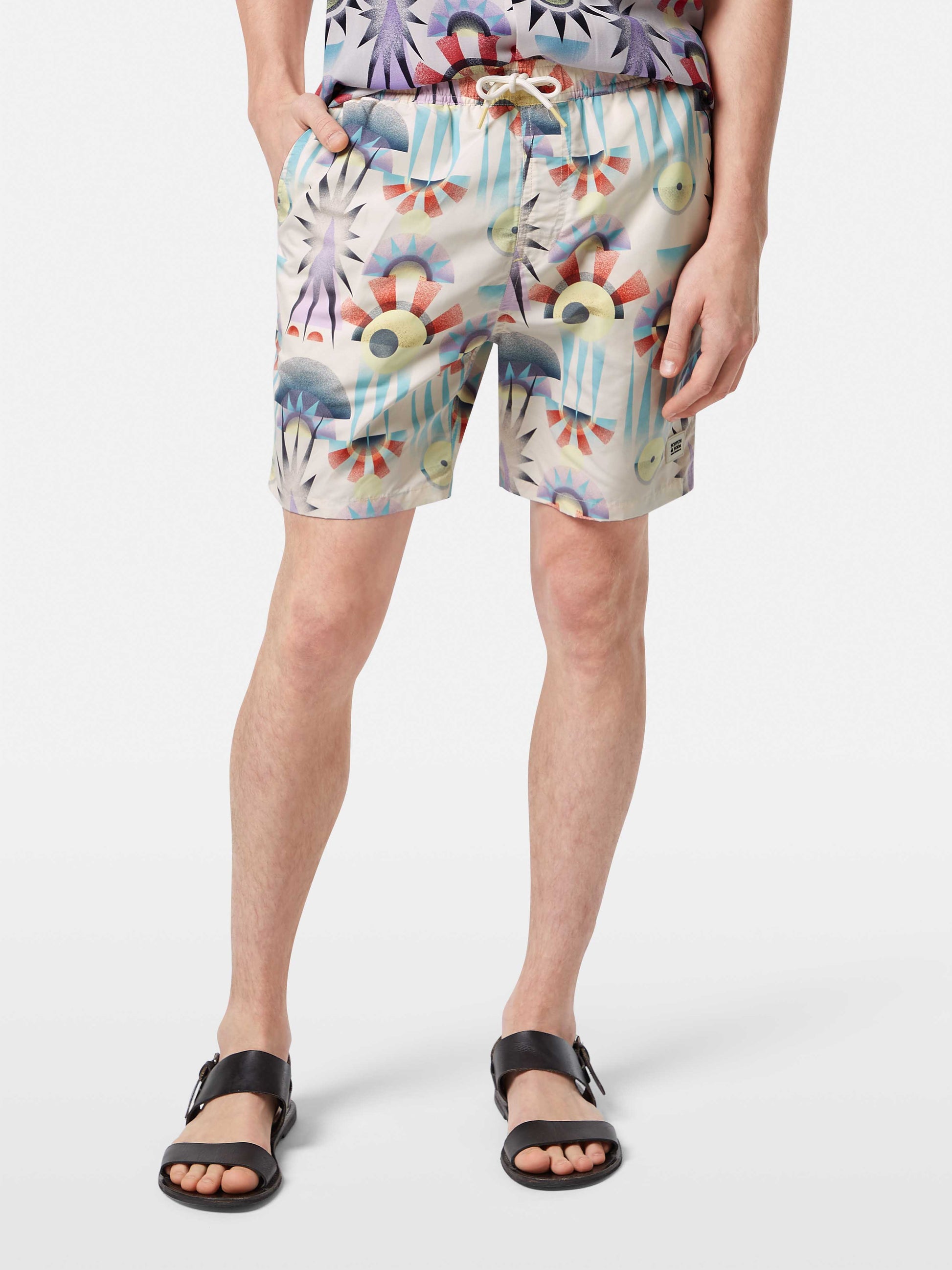 Printed swim shorts