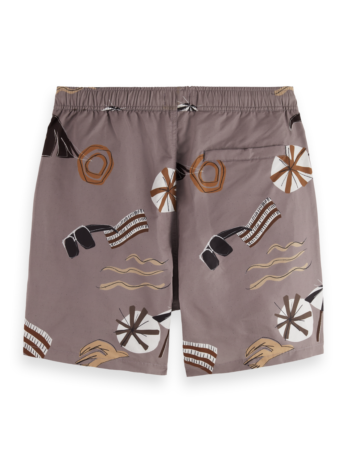 Printed swim shorts