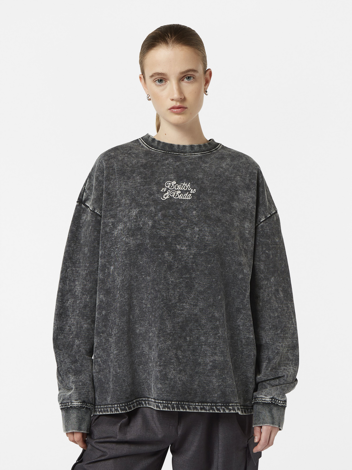 Washed logo sweatshirt