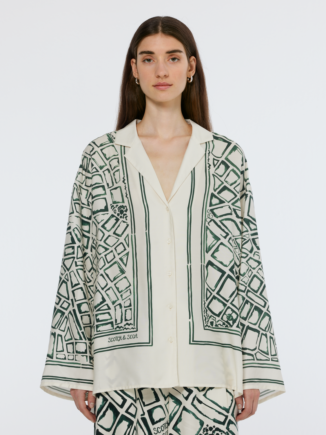 Oversized Print Shirt