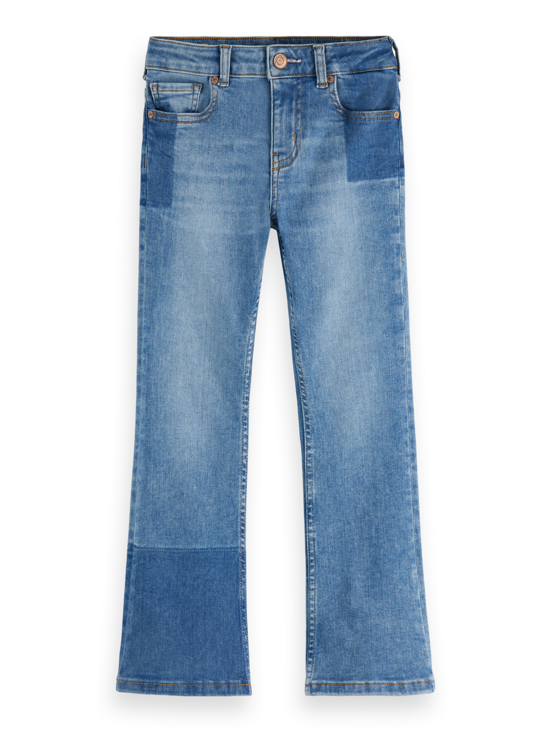 Girls The Charm flared denim