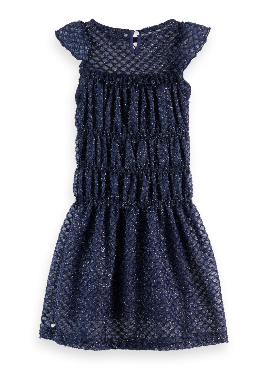 Girls Fancy lurex party dress
