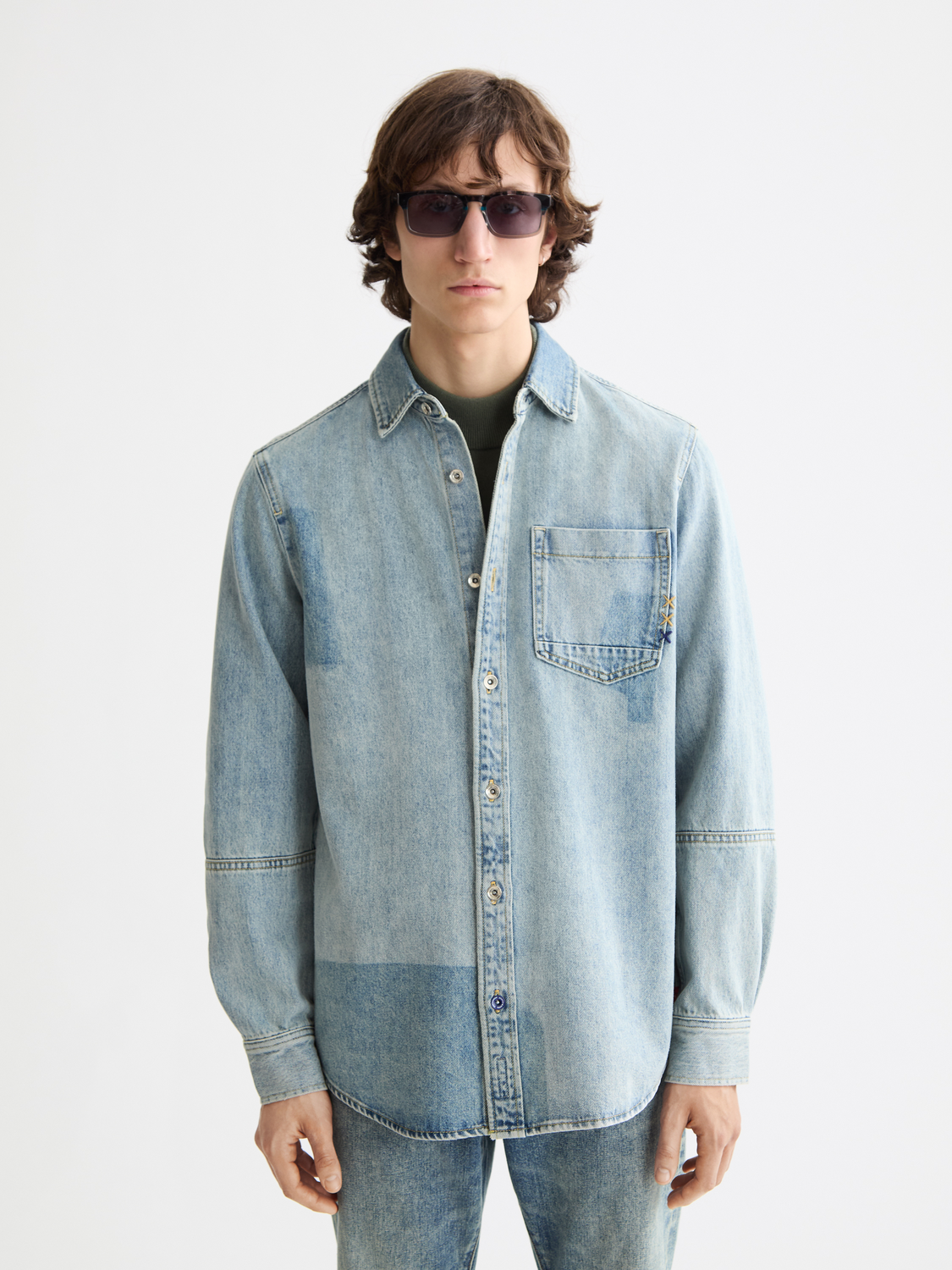 Denim overshirt