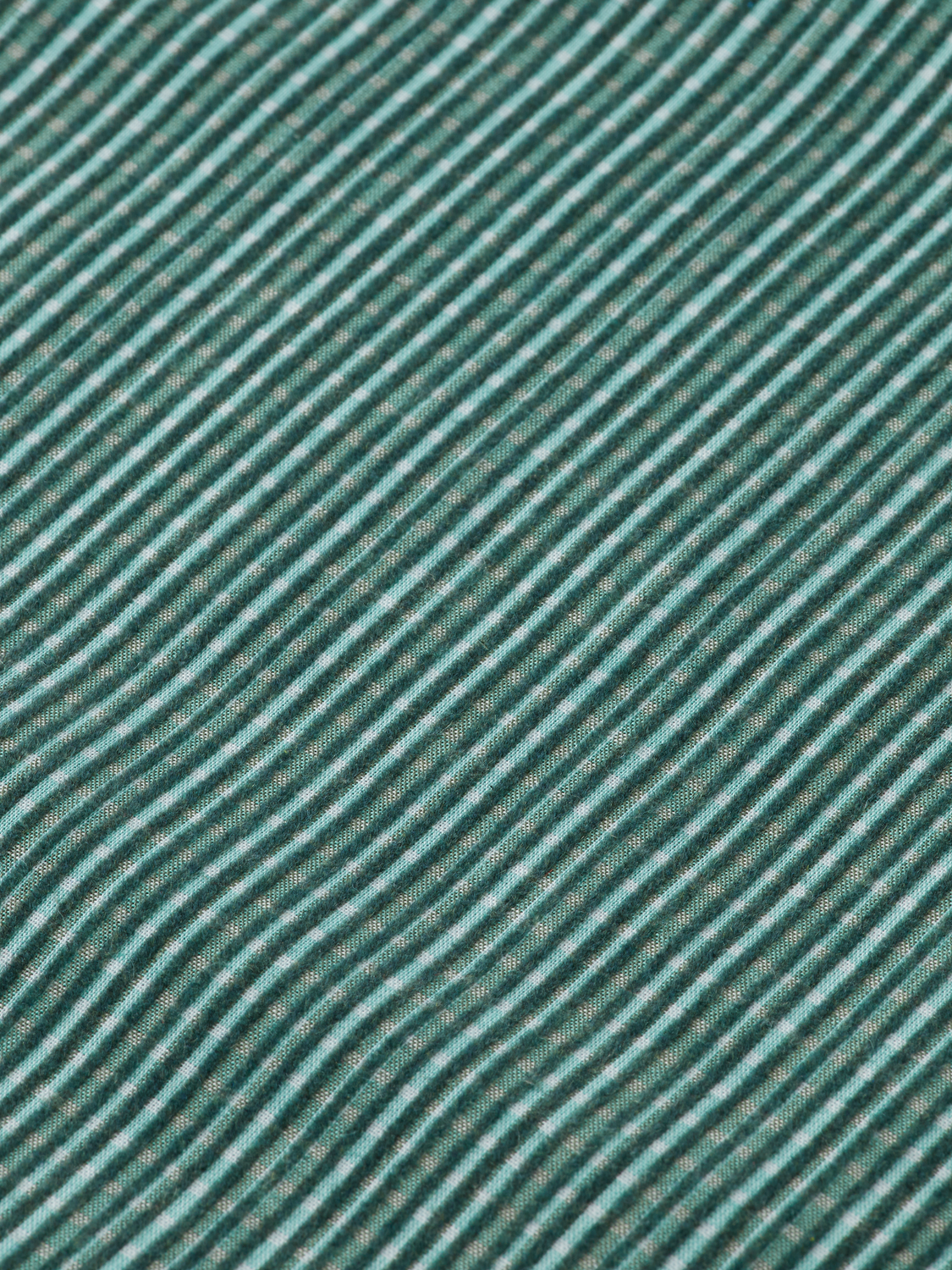Micro-check structured shirt