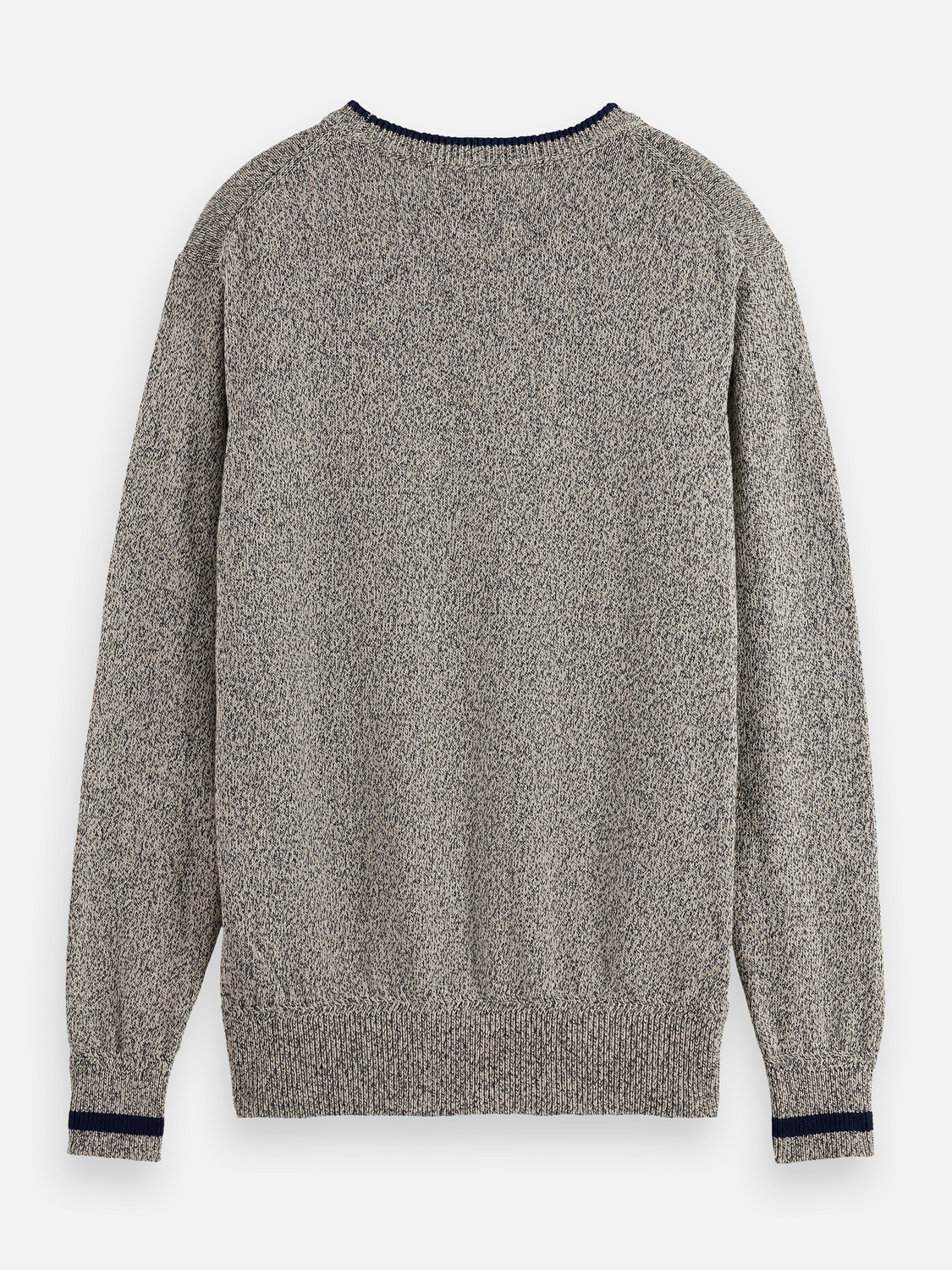 Melange regular crew neck