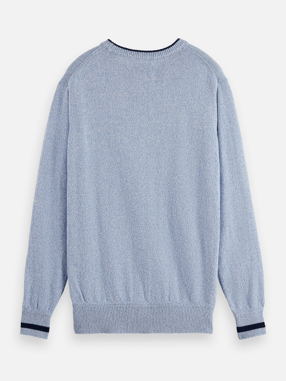 Melange regular crew neck