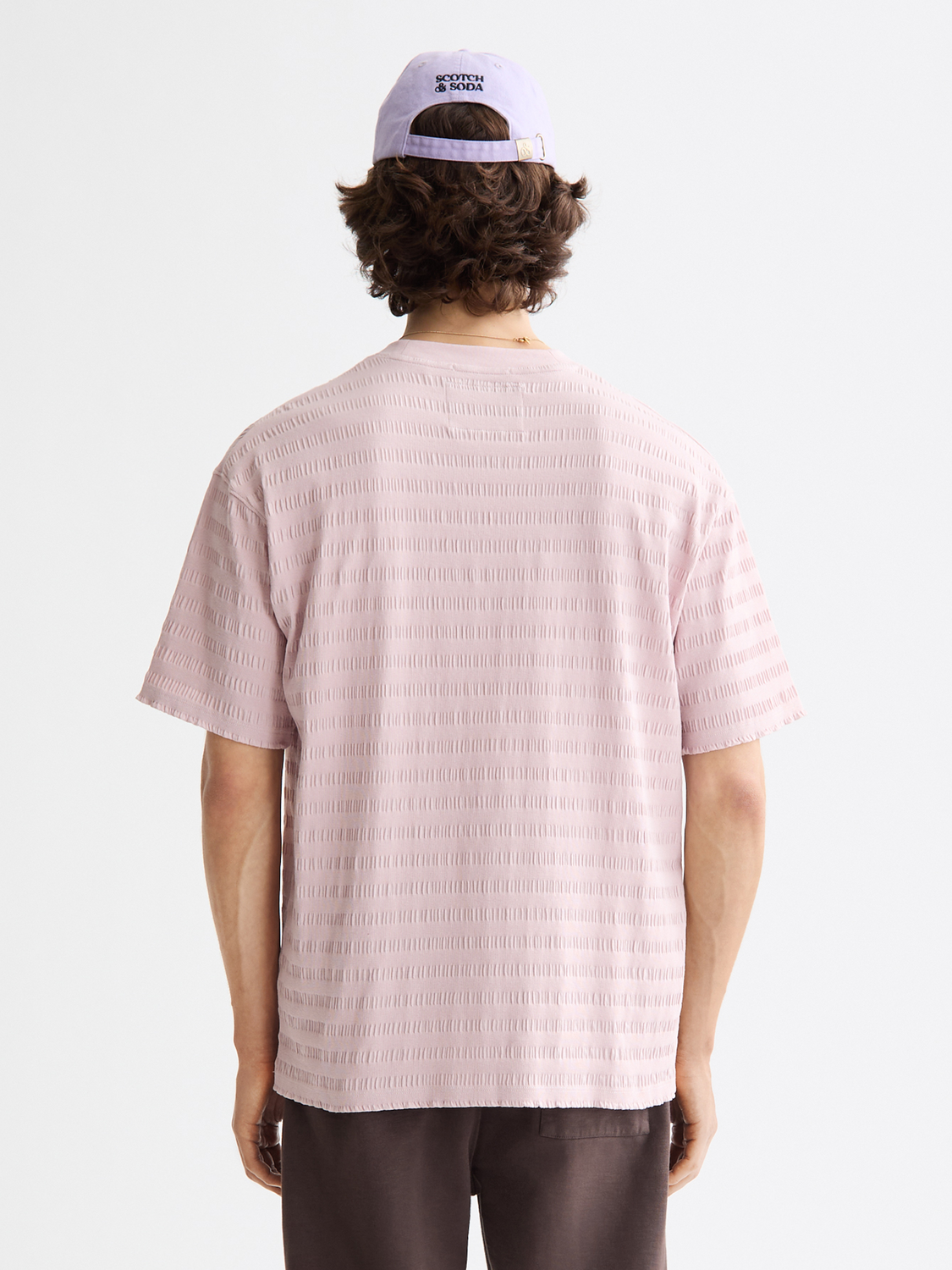 horizonal textured t-shirt