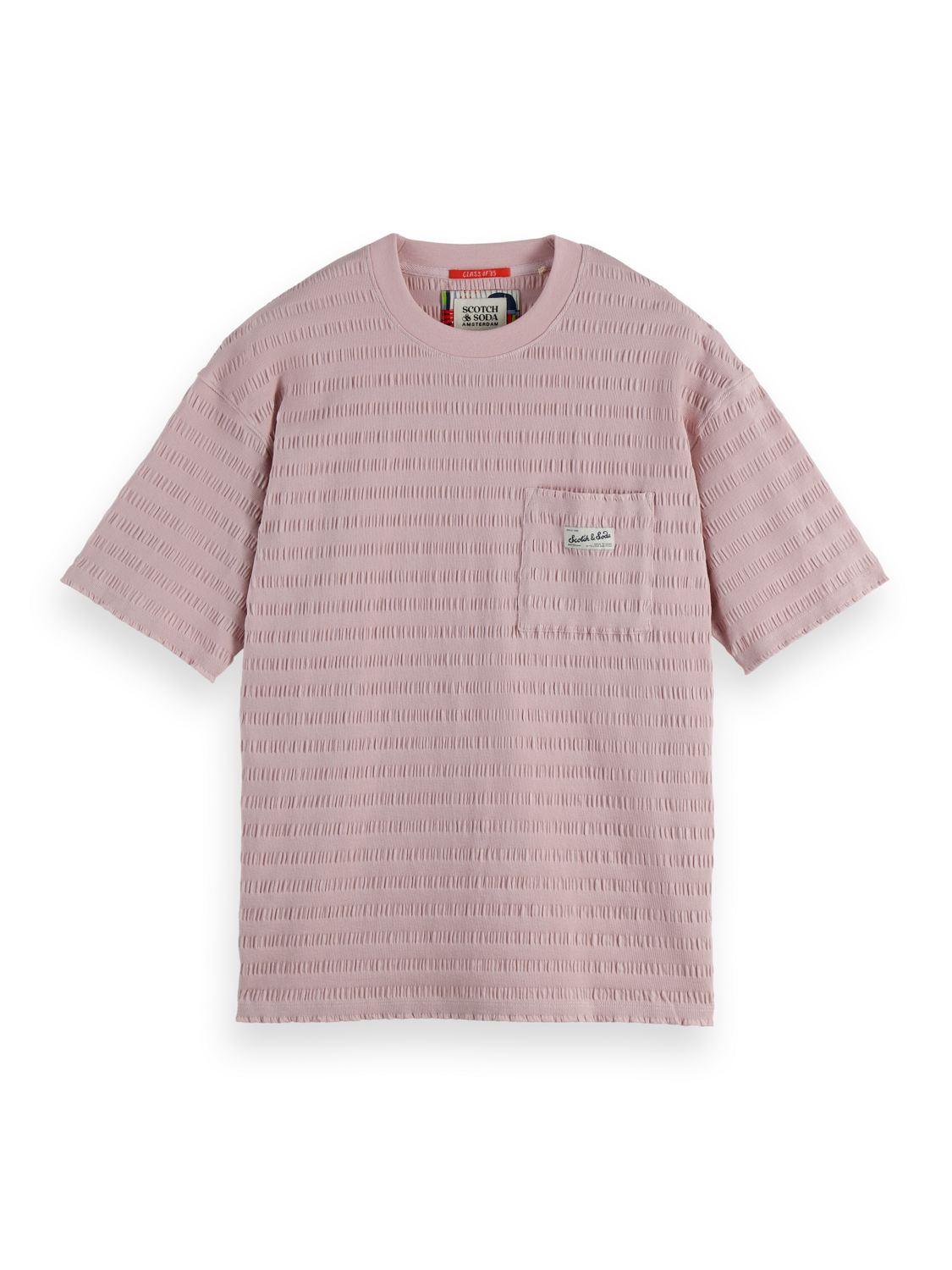 horizonal textured t-shirt