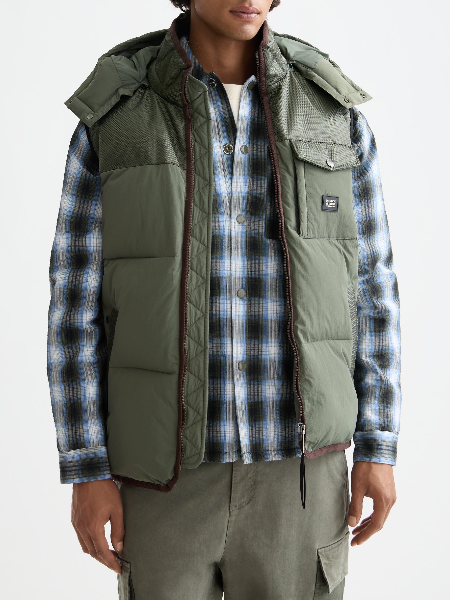 Hooded puffer vest – Scotch & Soda Amsterdam