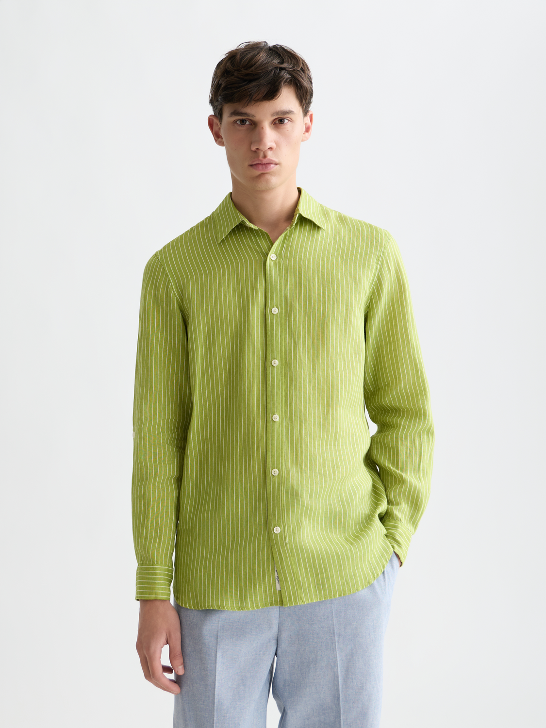 Linen striped shirt – Scotch & Soda Amsterdam