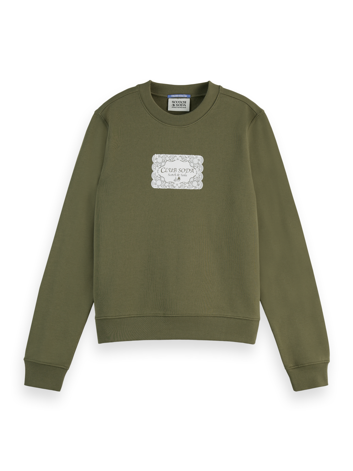 Chest artwork regular sweatshirt