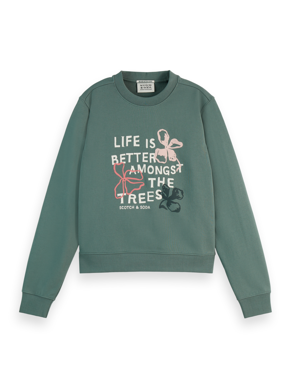 Puff artwork regular fit sweatshirt