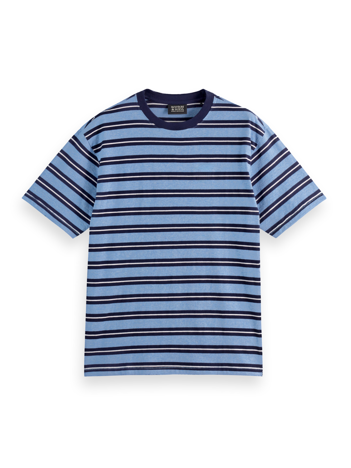 Stripe yarn-dyed t-shirt