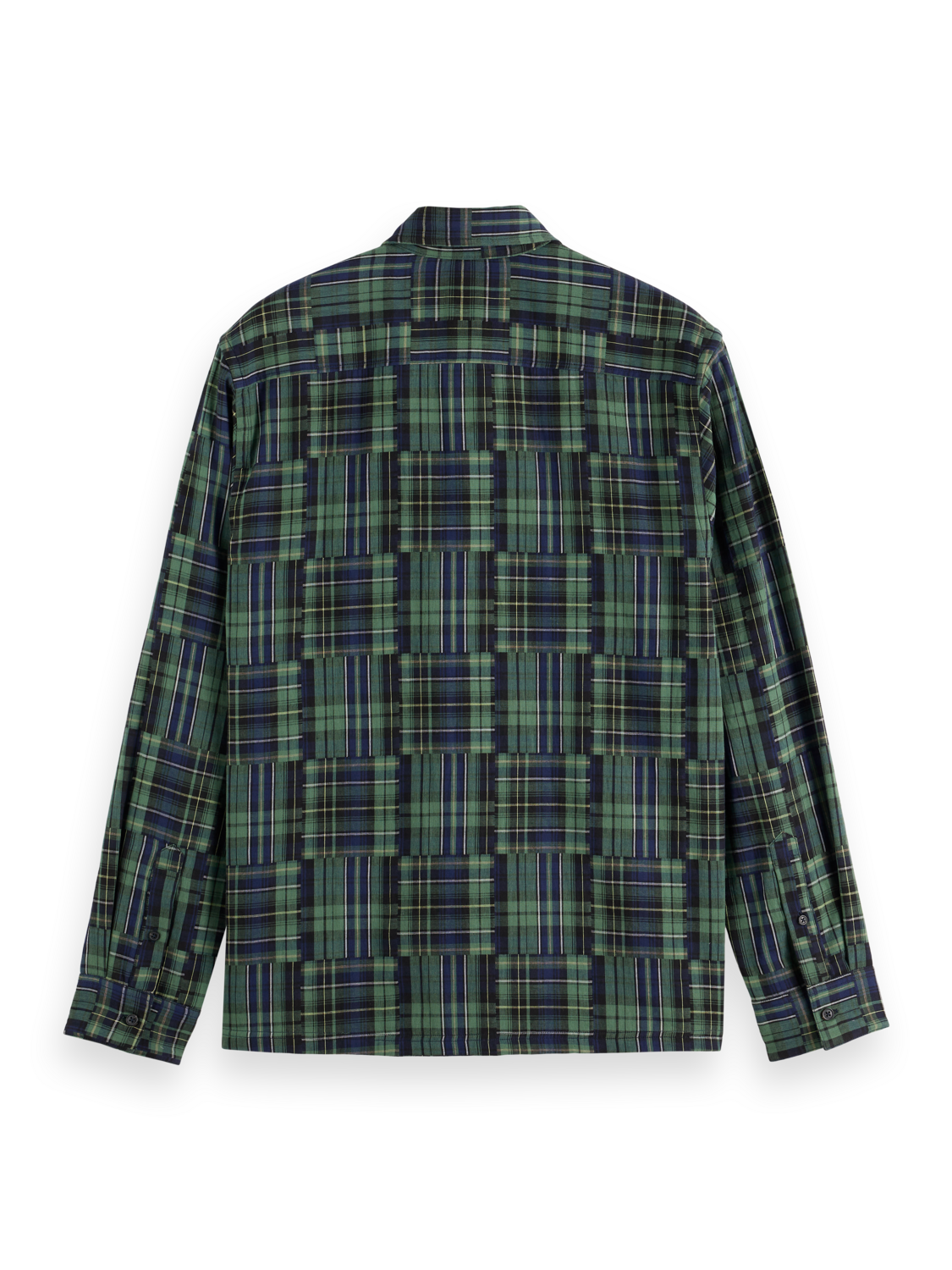 Relaxed fit patchwork shirt