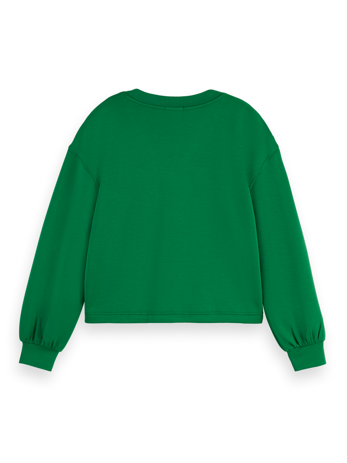 V-neck modal sweatshirt