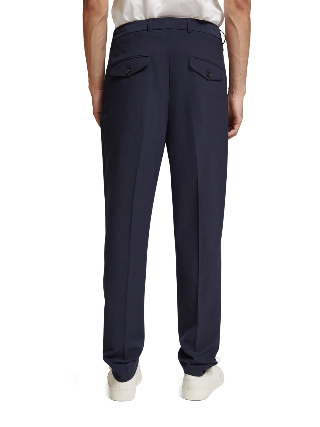 IRVING - PINSTRIPED FINE WOOL-BLEND SEERSUCKER CHINO