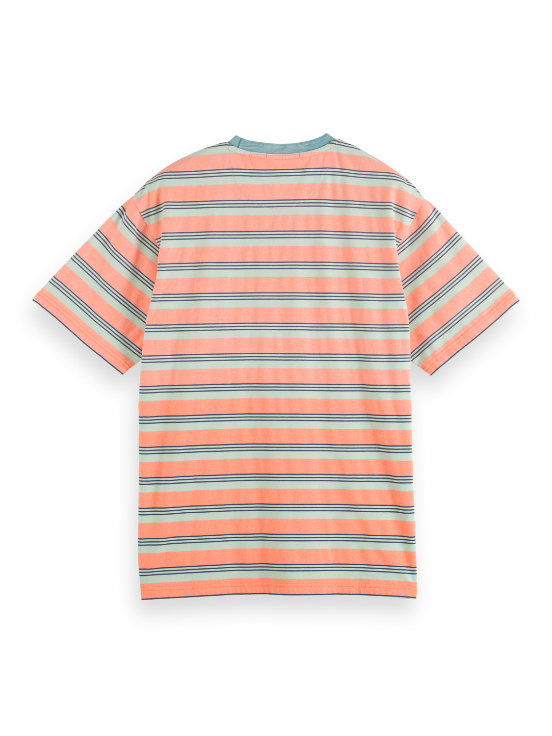 YARN DYE STRIPE POCKET T-SHIRT