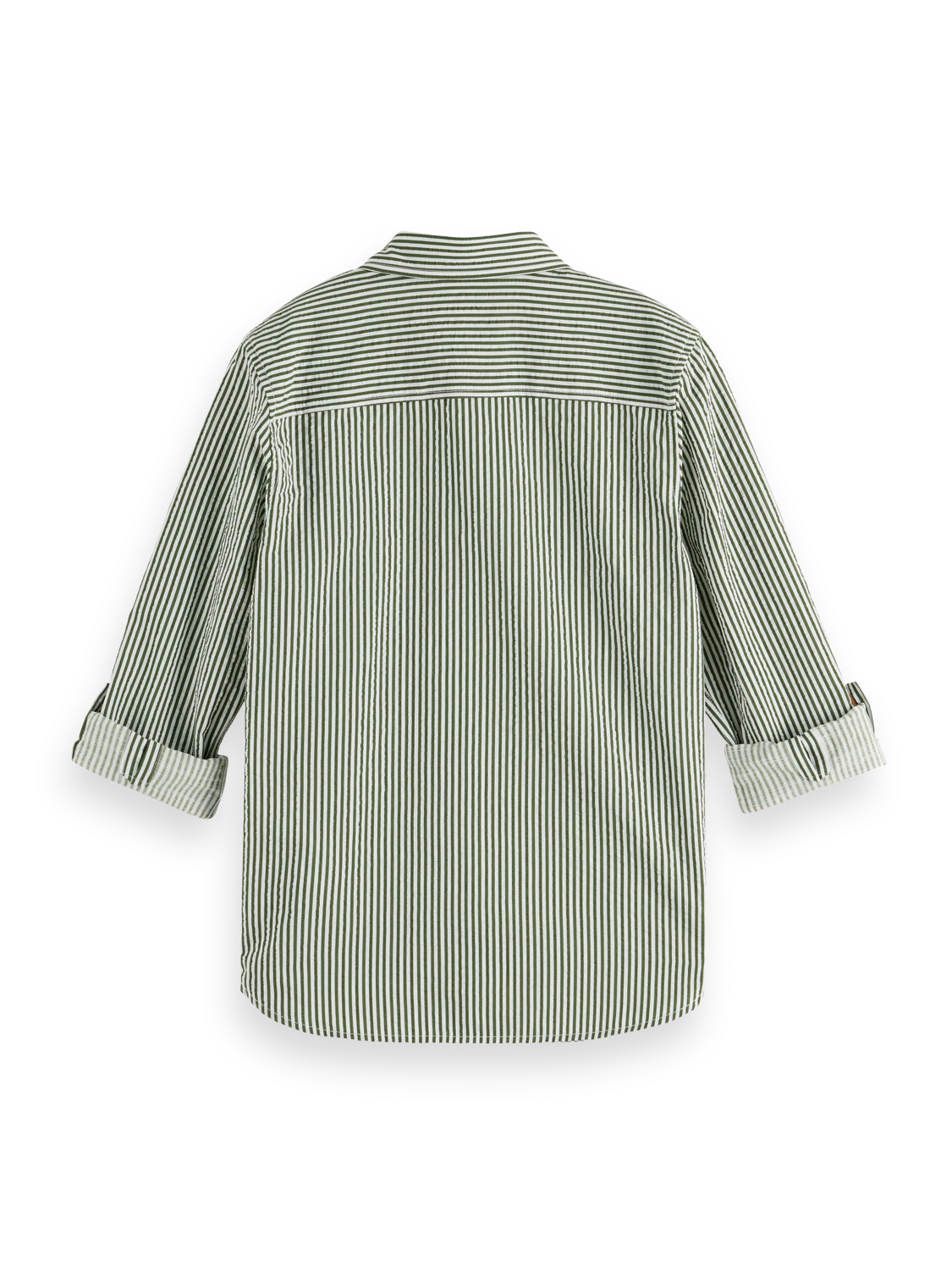 REGULAR-FIT - PRINTED STRIPE SEERSUCKER SHIRT