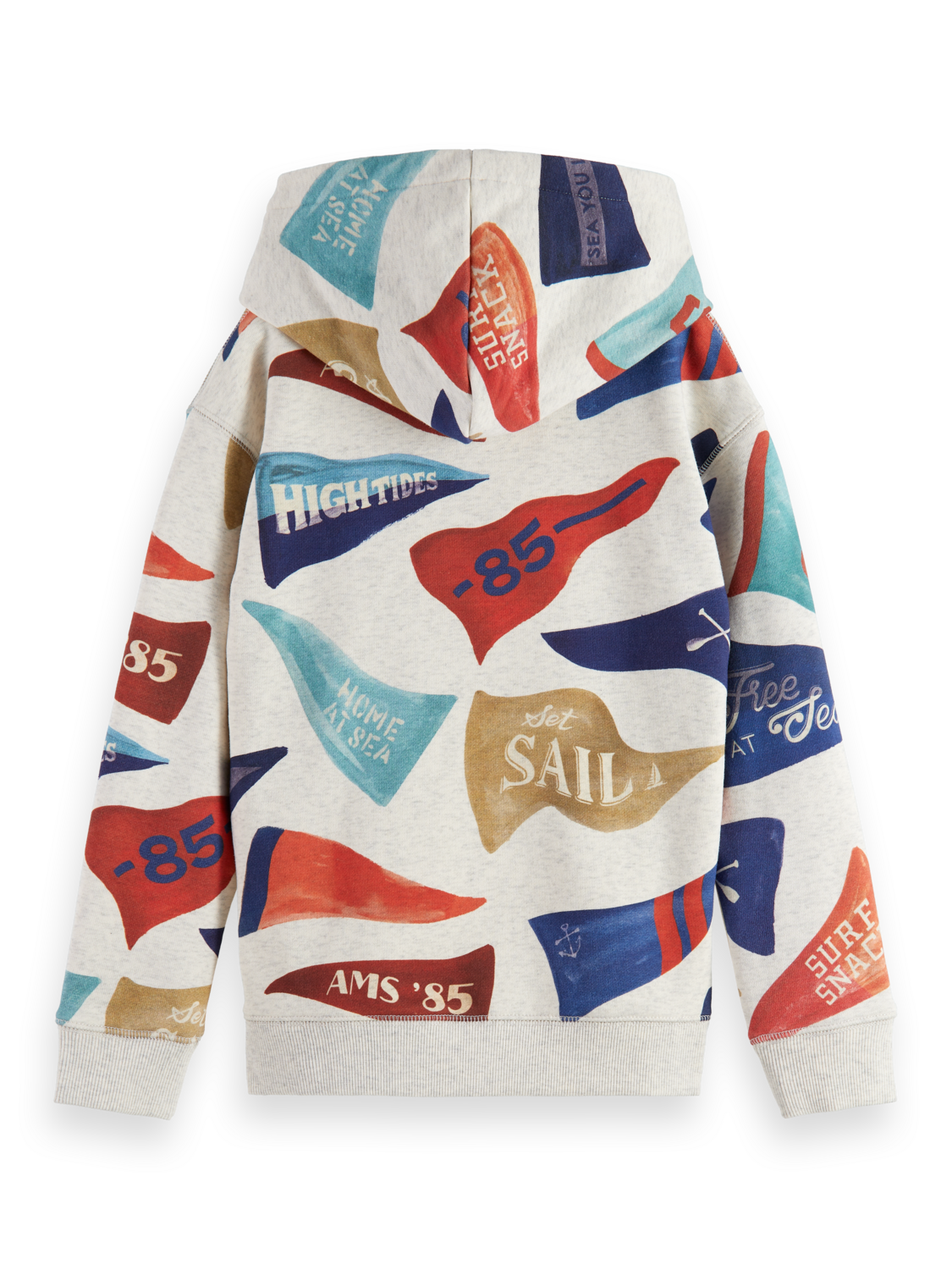 RELAXED-FIT ALL-OVER PRINTED HOODIE