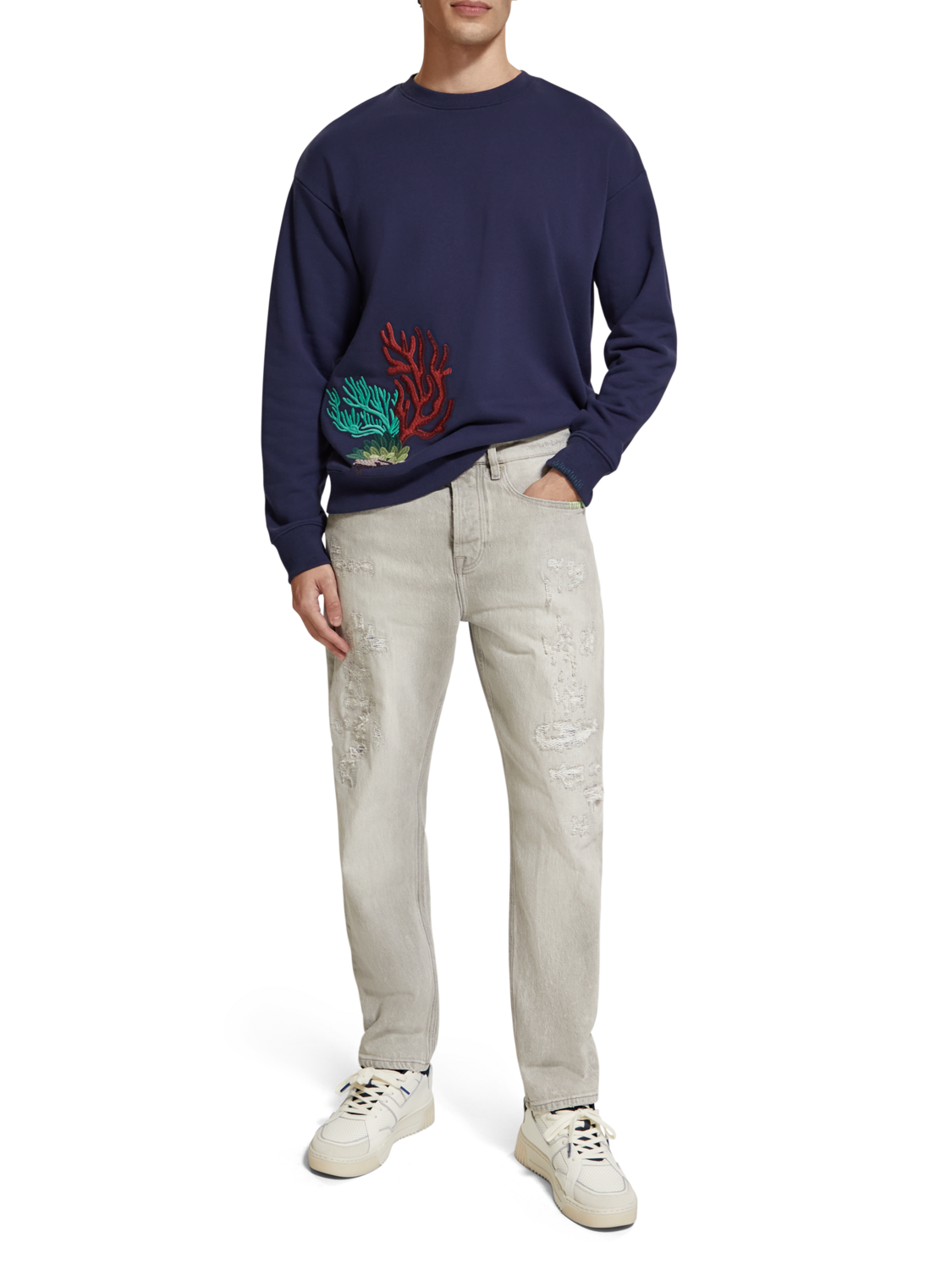 DEAN LOOSE TAPER JEANS - GROUND SWELL