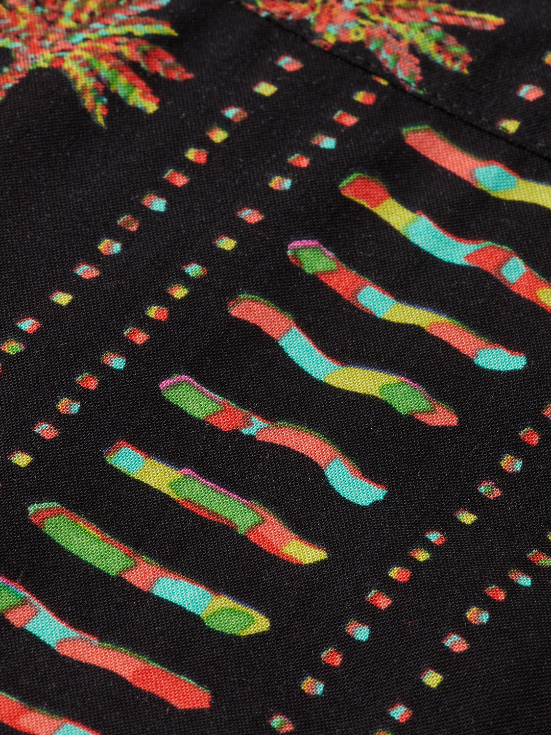 ALLOVER PRINTED VISCOSE SHORT SLEEVE SHIRT