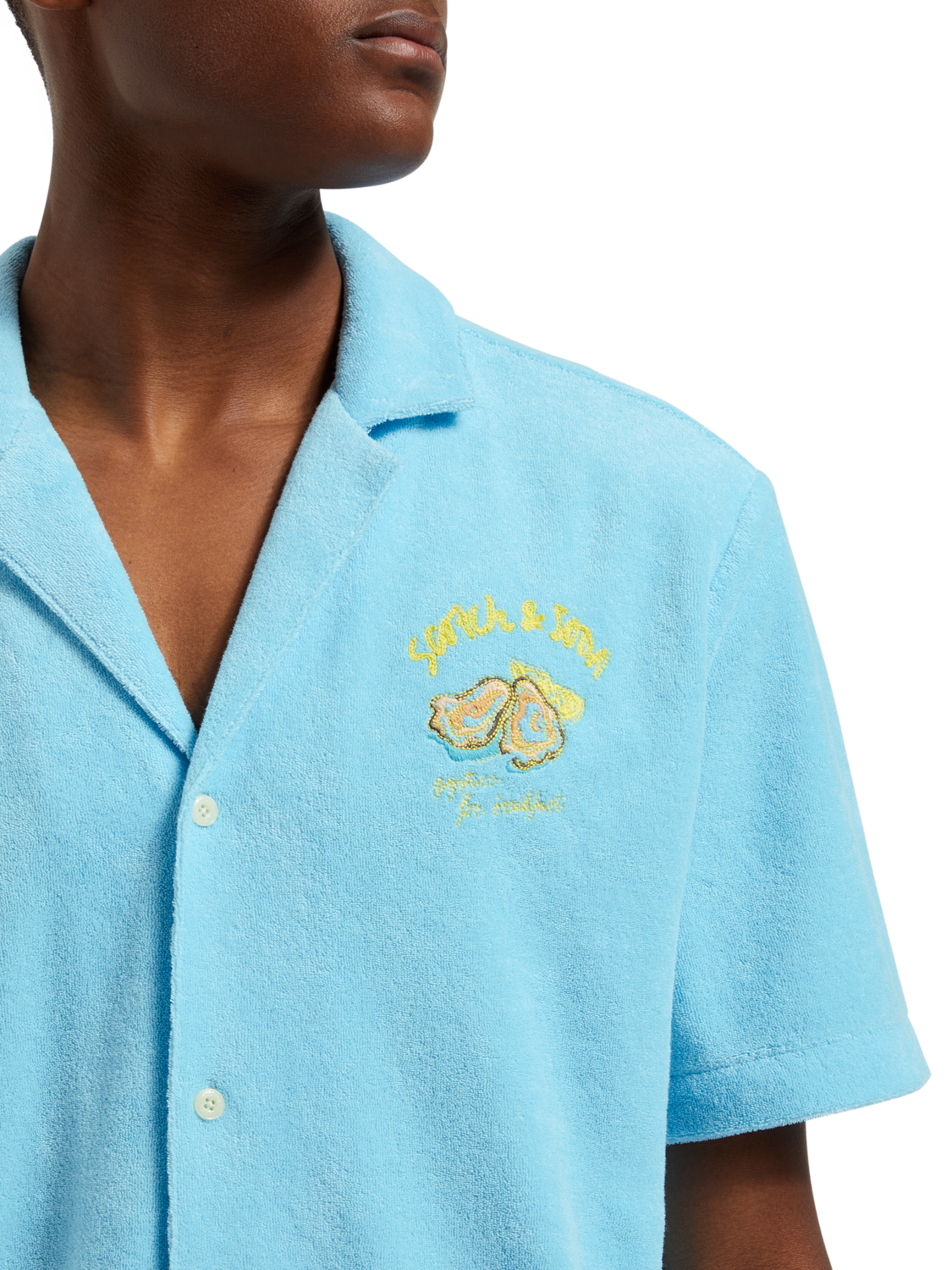 SOLID TOWELLING SHIRT