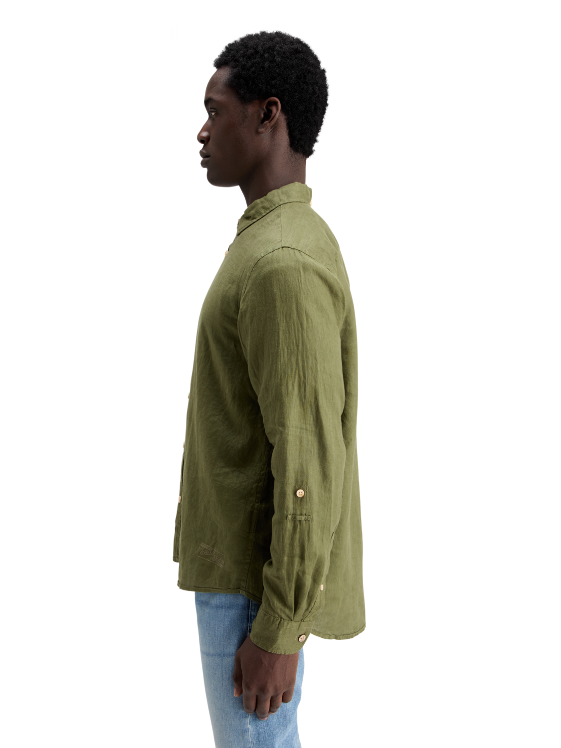 Leinenhemd mit Roll-Up