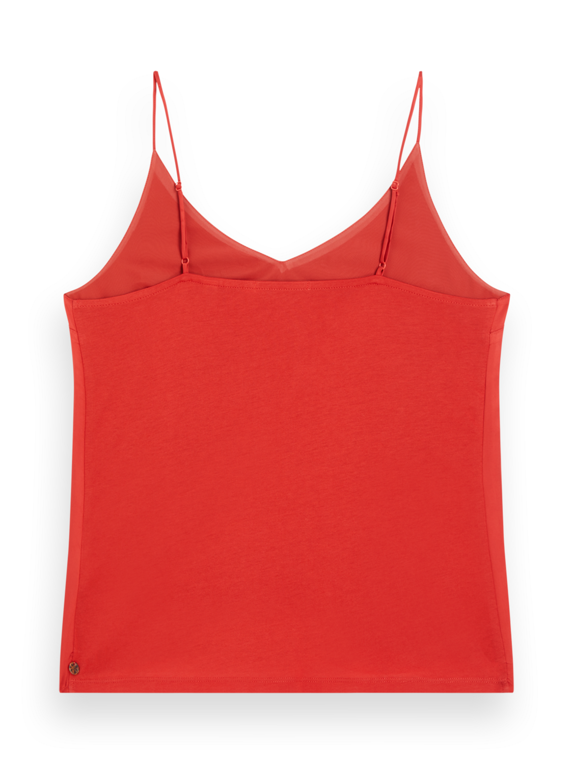 CAMISOLE WOVEN FRONT JERSEY BACK