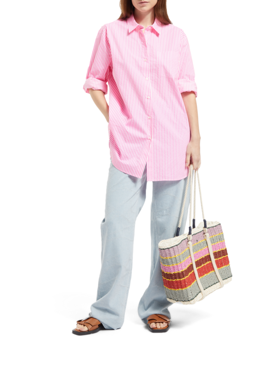 SWIMWEAR COLLECTION - PAPER STRAW SHOPPER BAG