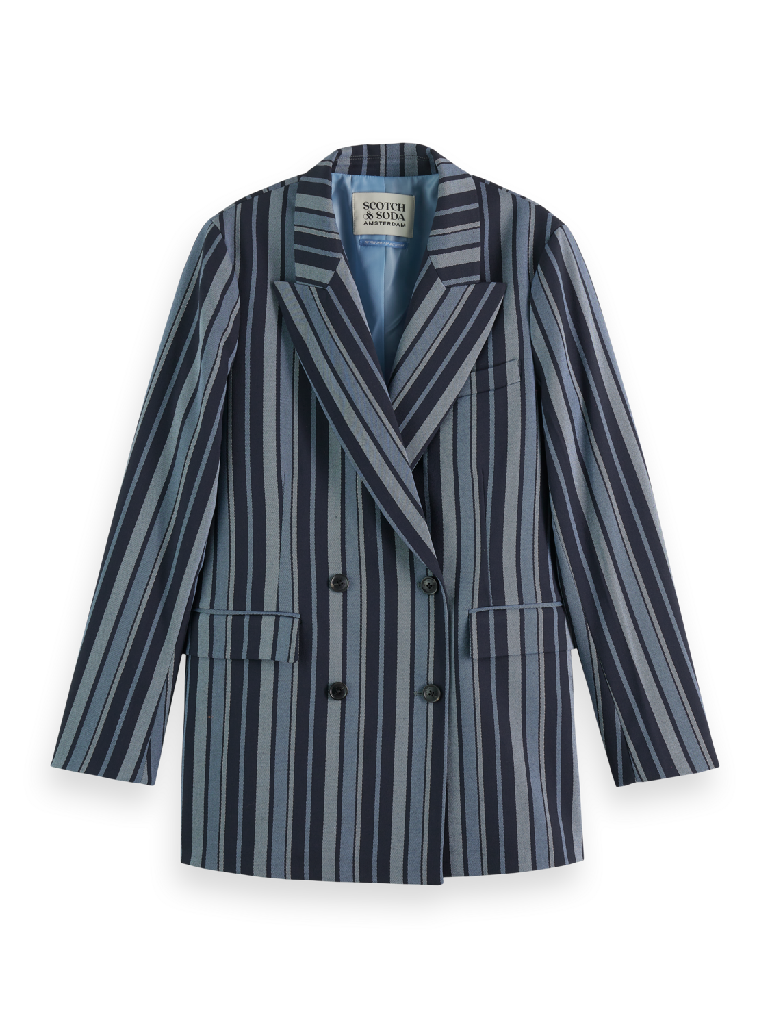 FITTED DB STRIPED BLAZER