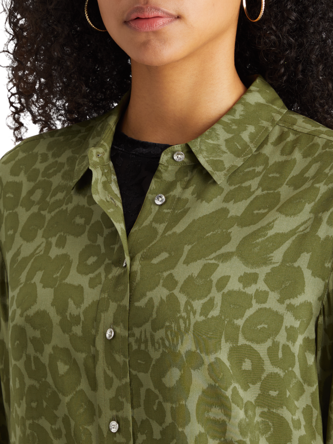 VISCOSE PRINTED RELAXED FIT SHIRT