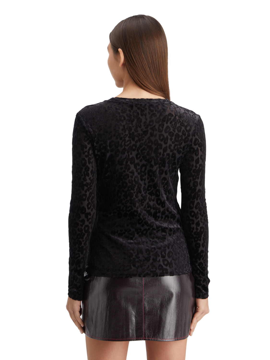 BURN OUT AOP LONG SLEEVE T-SHIRT