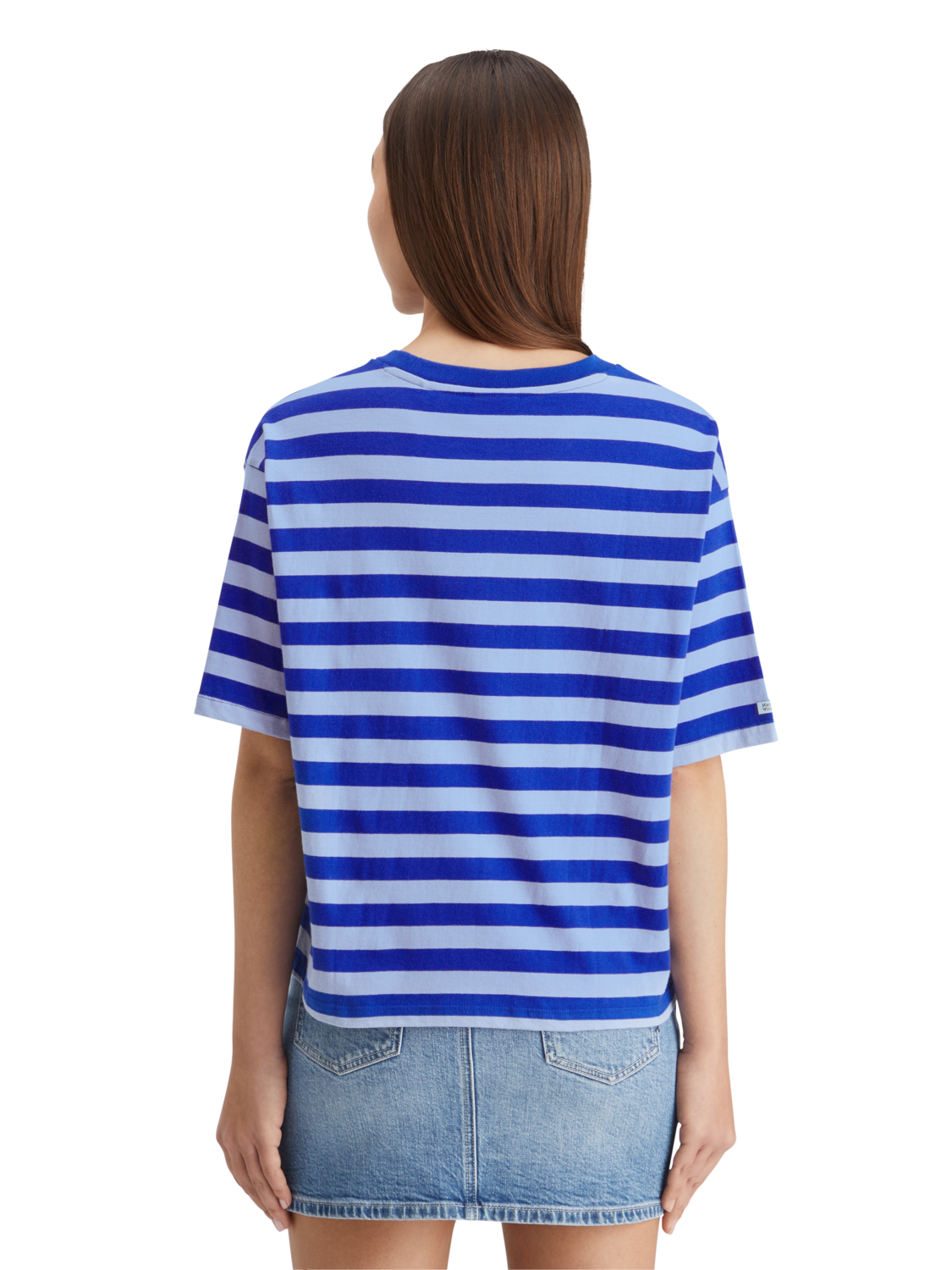STRIPED CROPPED T-SHIRT
