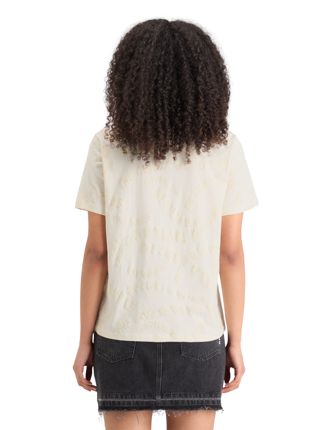 FLOCK AOP REGULAR FIT T-SHIRT