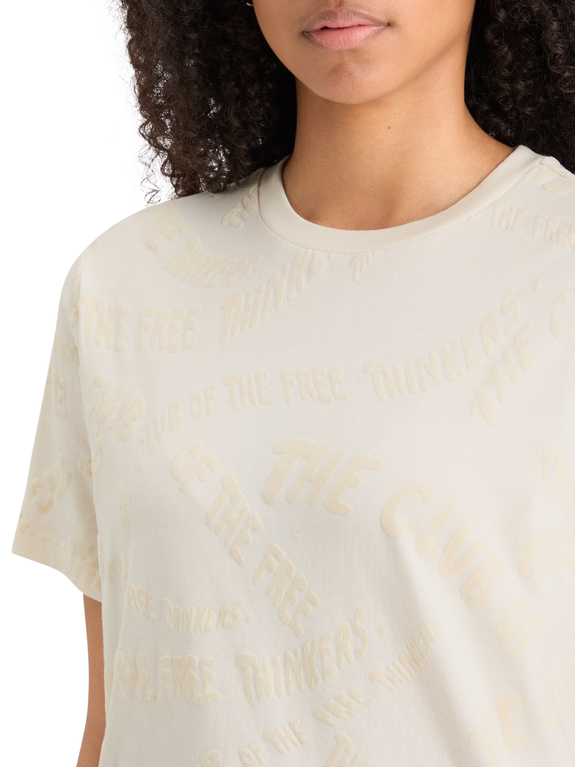 FLOCK AOP REGULAR FIT T-SHIRT