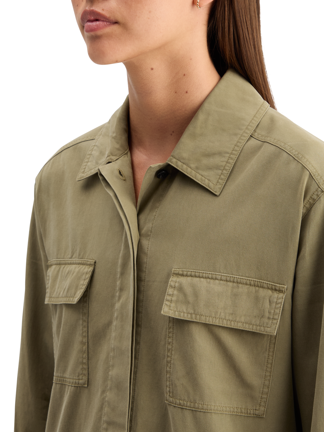 WASHED SHIRT DRESS