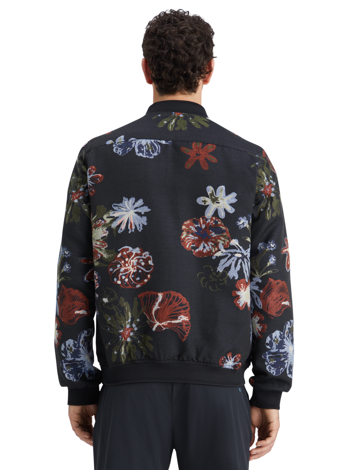 JACQUARD BOMBER JACKET