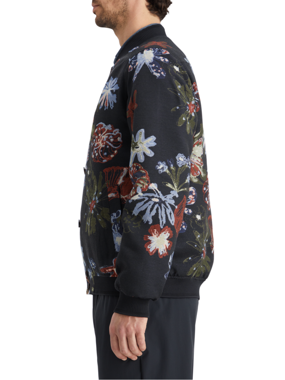 JACQUARD BOMBER JACKET