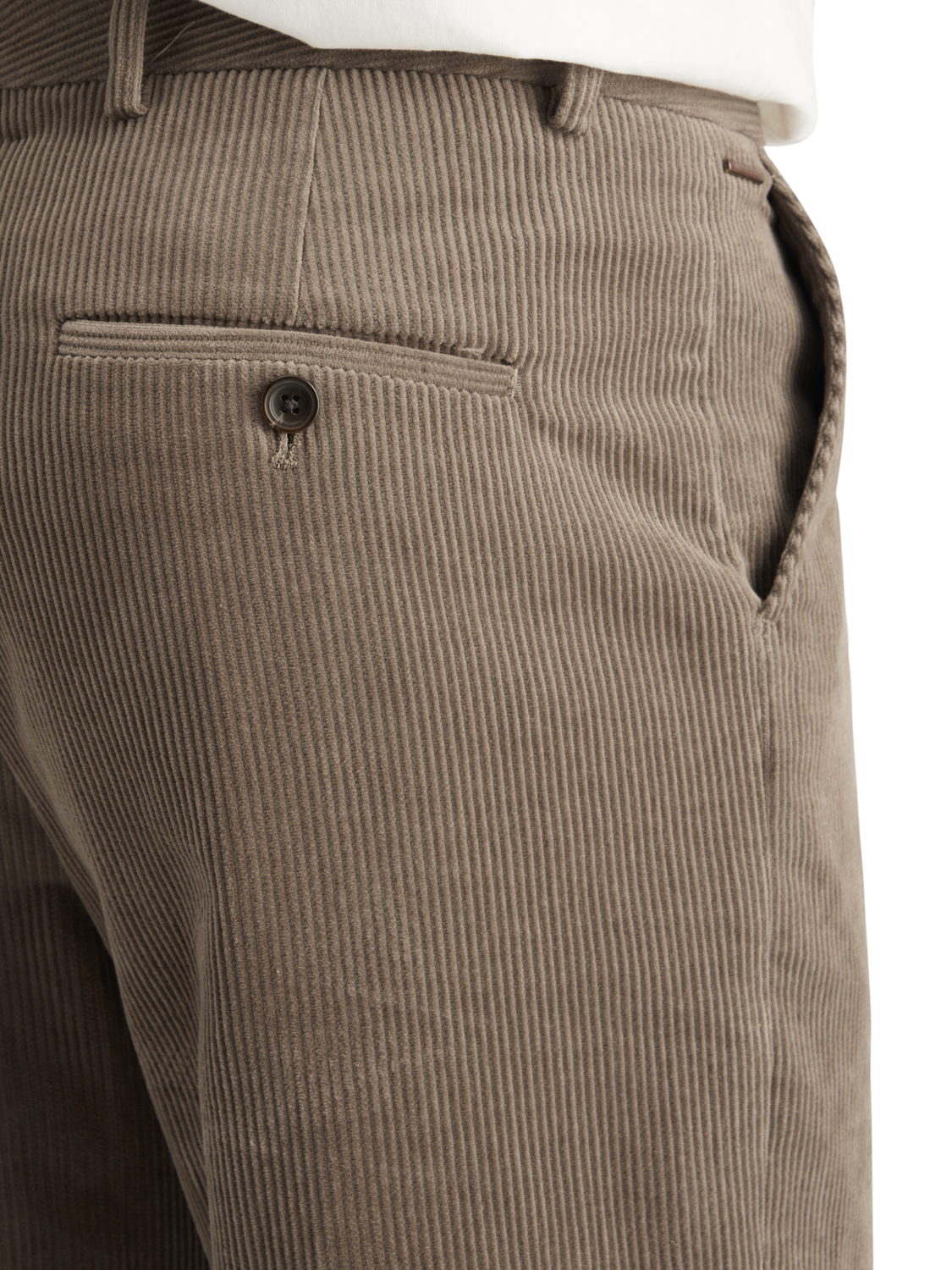 STRAIGHT FIT COTTON CORDUROY CHINO